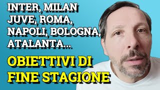 DOPO LA SOSTA TUTTE SI GIOCANO TUTTO OBIETTIVI DI FINE STAGIONE [upl. by Lemaj]