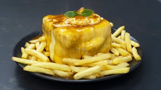 FRANCESINHA de Oporto un bocadillo BRUTAL [upl. by Yelsha]