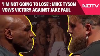 Mike Tyson Vs Jake Paul  I Am Not Going To Lose Mike Tyson Swears Ahead Of Historic Fight [upl. by Pavier]