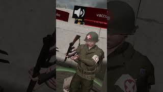 D Day In Vr Short milsimgame gaming vr short shortsfeed fps ww2 ww2games fyp [upl. by Merilyn]