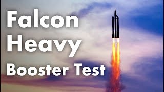 Falcon Heavy Model  Booster Test Flight [upl. by Odette]