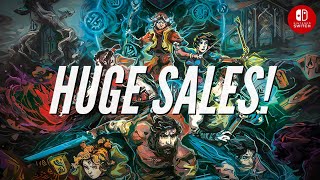 A HUGE Switch Eshop Sale  50  95 off these GREAT GAMES [upl. by Soracco]