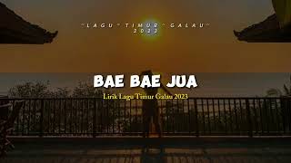 Bae Jua deng Dia  Andro Seran quot Lirik Lagu Timur galau 2023 Baebaejua lagutimurviral laguhits [upl. by Reivaj]