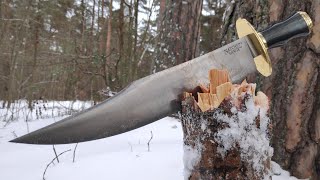 Нож NATCHEZ BOWIE Cold Steel Кухонные спуски в аутдоре [upl. by Eul]