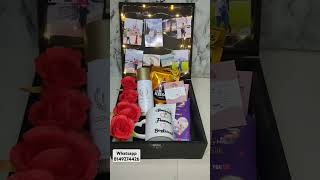 Hamper box giftideas couplegoals giftmaker hamperbox giftforhim gifts giftbox [upl. by Fatsug]