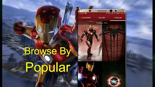 SUPERHEROES 4K Wallpaper for Android  2018  TOP SUPERHEROES 4K WALLPAPER APP FOR ANDROID Trailer [upl. by Frankhouse]