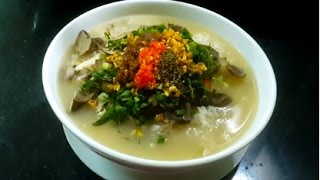 How To Make Chicken PorridgeKhmer Foods [upl. by Anircam]