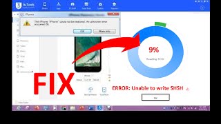 How to Fix Error Unable to Request SHSH on 3uTools when Flash iPhone [upl. by Clerk]