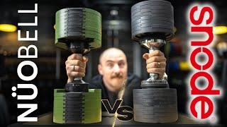 NÜOBELL vs SNODE Adjustable Dumbbells QuickChange Champion [upl. by Sperry]