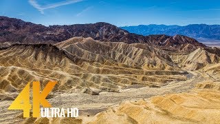 4K Long Relax Video with Music  Death Valley National Park  6 Hours Ultra HD [upl. by Annahc]