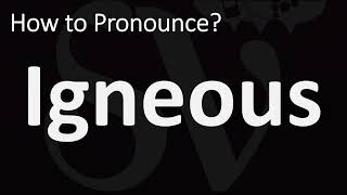 How to Pronounce Igneous CORRECTLY [upl. by Colvert]