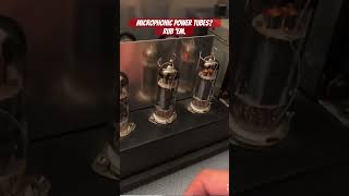 Microphonic Power Tubes Rub ‘em guitaramplifier electronicsengineer [upl. by Lloyd]