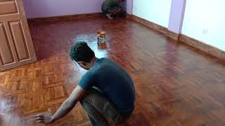 Wooden flooring nepal [upl. by Aehs]