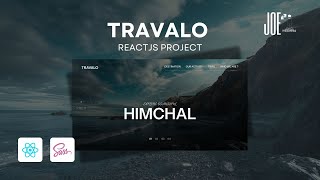 01  Travalo Reactjs Project  Navbar and Banner Section [upl. by Lapotin574]