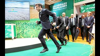 Salon de lagriculture 24 février 2024 les agriculteurs indignés [upl. by Lettig]