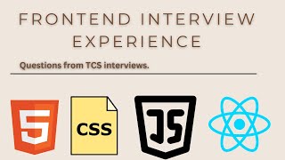 Fresher Interview Experience Mock  HTML CSS JavaScript [upl. by Sidney]