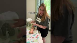 How to wipe over a diaper rash  Ouchless mom momlife momtok [upl. by Pavlov57]