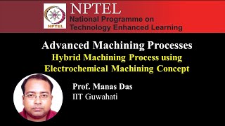 Hybrid Machining Process using Electrochemical Machining Concept [upl. by Mcnully]