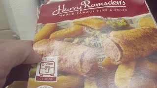 Food review Harry Ramsdens battered sausage [upl. by Strepphon]