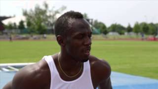 Usain Bolt Trains in PUMA [upl. by Cela]