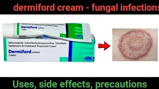 Dermiford cream  ketoconazole iodochlorhydroxyquinoline tolnaftate gentamicin and clobetasole cream [upl. by Evelinn]