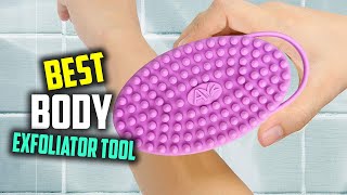 Top 5 Best Body Exfoliator Tool Review  Exfoliating Silicone Body Scrubber 2023 [upl. by Ecissej]