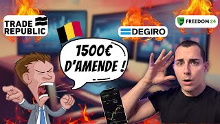 Les 3 déclarations Obligatoires en Bourse en Belgique 🇧🇪 Trade Republic Degiro Freedom24 TOB [upl. by Wise847]