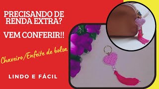 Ganhe renda extra com esse chaveiroenfeite de bolsa [upl. by Sibyl134]