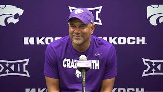 Kansas State head coach Jerome Tang press conference Previewing LSU [upl. by Kalindi79]