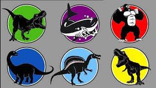 Membersihkan Dinosaurus Jurassic World Evolution TRex Giganotosaurus Velocyraptor Triceratops [upl. by Yaned]