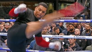 Joe Joyce Ends His Workout With KARATE KICK amp SOMERSAULT [upl. by Gail674]