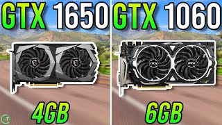 GTX 1650 4GB vs GTX 1060 6GB  Big Difference [upl. by Paver456]