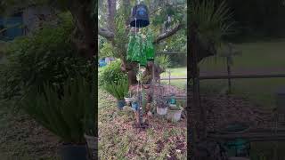 windchime windchimes windcatcher wind mybackyard homemade lifeisgood staysober [upl. by Anileh]