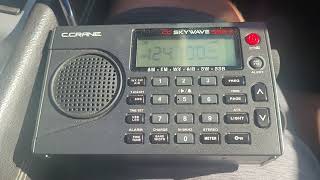 C Crane Skywave SSB2 Shortwave 103024 Air Band Oahu Hawaii [upl. by Browning674]