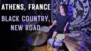 Athens France  Black Country New Road Drum Cover by KRB Drummer [upl. by Tirma683]