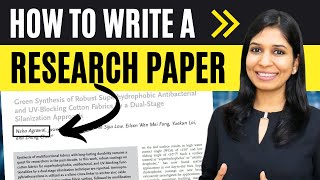 HOW TO WRITE A RESEARCH PAPER  Steps to writing a research paper  Research paper sections [upl. by Marya660]