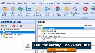 The Estimating Tab Part 1 Overview and Ribbon Bar [upl. by Ahseim]