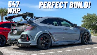 547 WHP Big Turbo Civic Type R Drive and Review [upl. by Lledniuq]