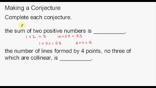 Making a Conjecture [upl. by Libre160]