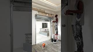 Stucco design marble effect design House screeding [upl. by Nana]