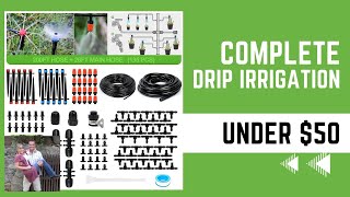 Greenhouse Micro Drip Irrigation System MIXC Complete Install diy how howto [upl. by Winston]