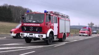 Verkehrsunfall auf der B255 im Westerwald [upl. by Naasar]