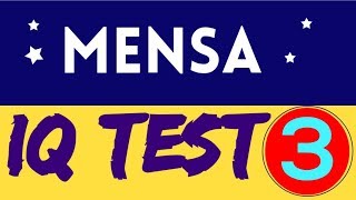 Mensa IQ Test Intelligence Test   10 Questions  Part  3 [upl. by Airdua]