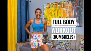 Full body workout Dumbbells [upl. by Valente928]