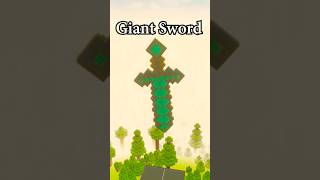 Giant Sword and Building teardownminecraft destruction minecraft [upl. by Thebazile]