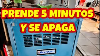 Calentón de gas prende por 5 minutos y se apaga Que hacer [upl. by Abshier657]