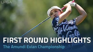 First Round Highlights  2022 The Amundi Evian Championship [upl. by Ellehsim]