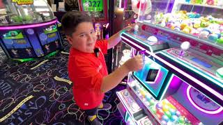 Alexander Defeats Arcade Game Challenge with multiple waves at Castle Park [upl. by Zinnes]