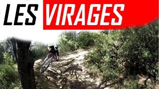 pilotage déscente et enduro les virages [upl. by Ahsienyt503]