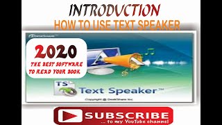 Introduction  How to use Text Speak  The best texttoaudio software in 2020  From DESKSHARE [upl. by Adnolohs]